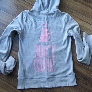 Juicy Couture Hoodie Grey Pink Size S